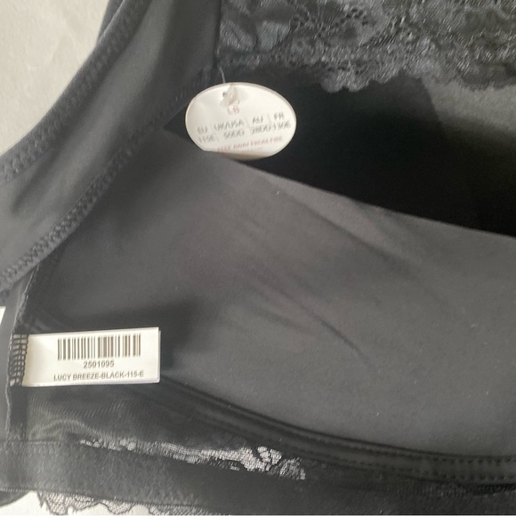 Lacy Bra Lucy Breeze Back Smoothing Bra Black Size 50 DD NWT Beautiful - Picture 5 of 6